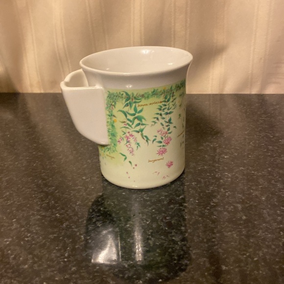 Vintage Ceramic Tea Mug with Tea Bag Holder - Picture 4 of 7